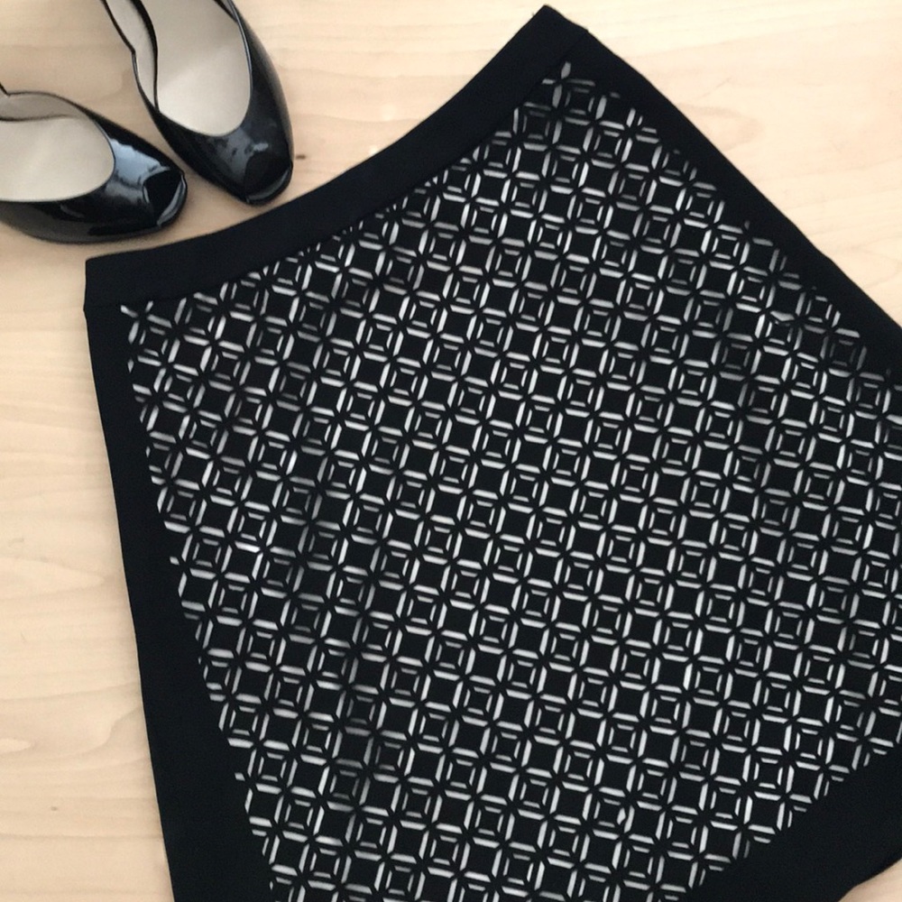 WHBM Laser Cut Skirt
